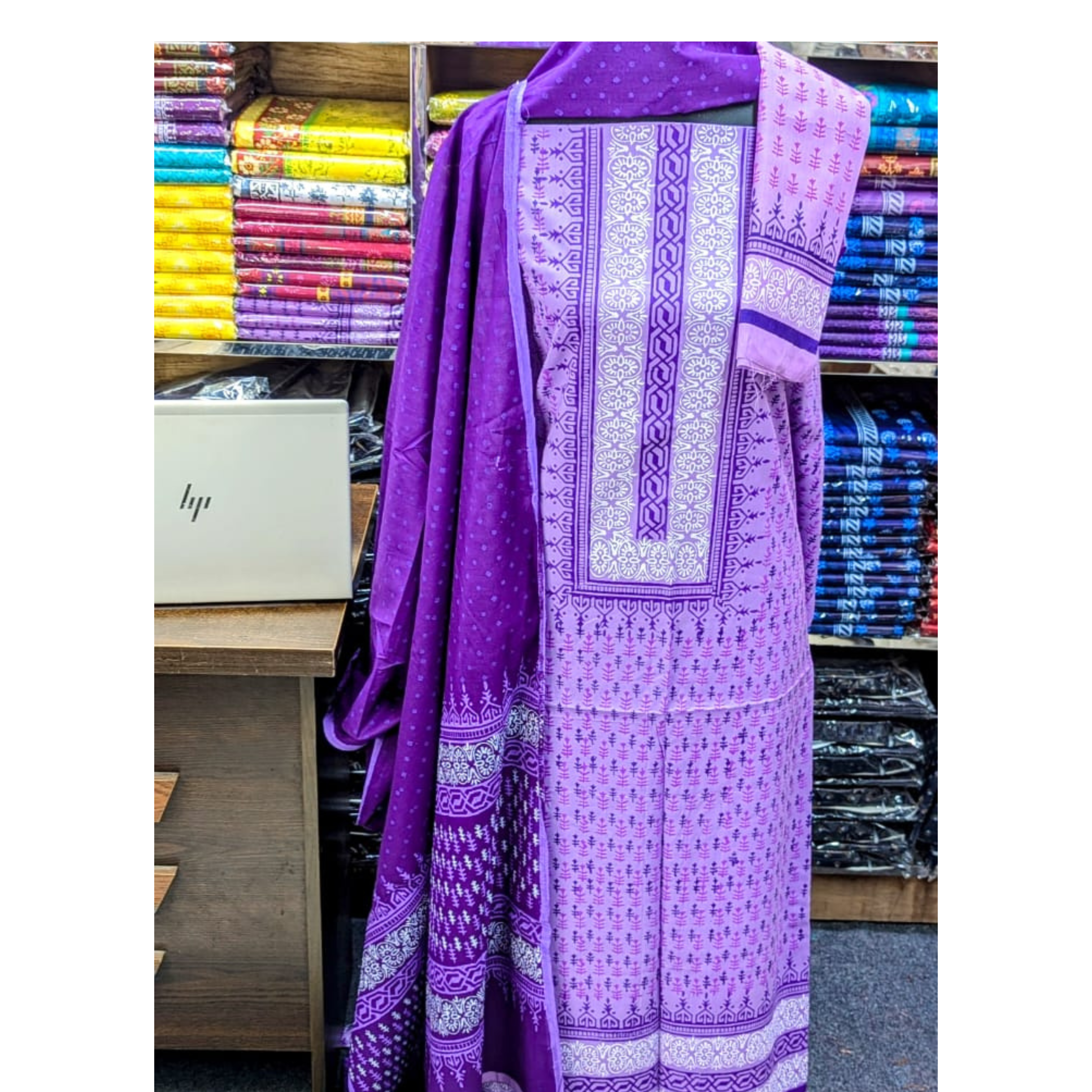 New Exclushive Collection High Qualitiey Cotton Printed Three Piece